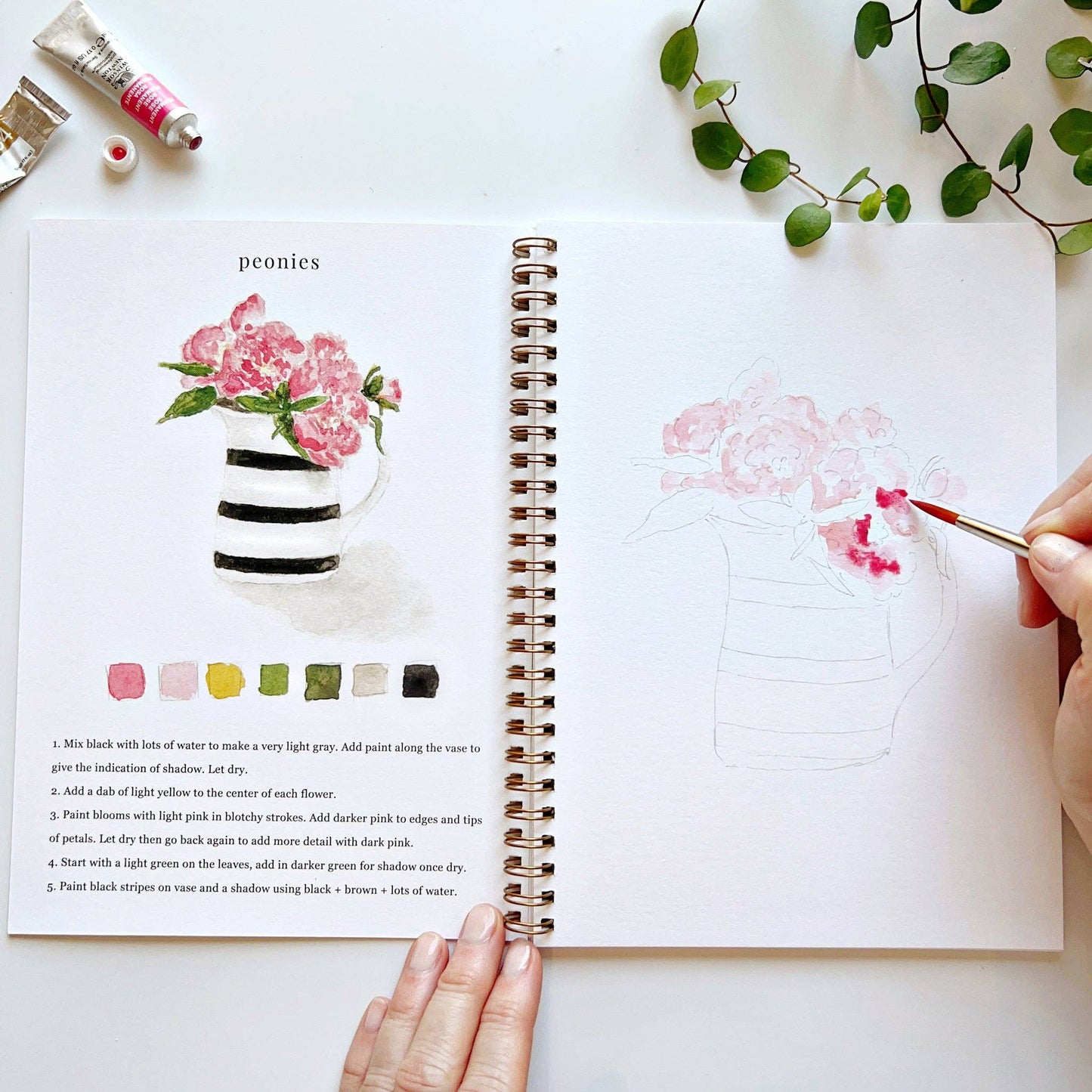 Watercolor Workbook | Bouquets
