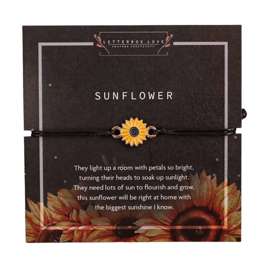 Letterbox Love Bracelet | Sunflower