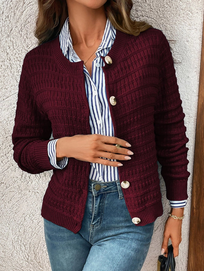 Button-Down Knit Cardigan