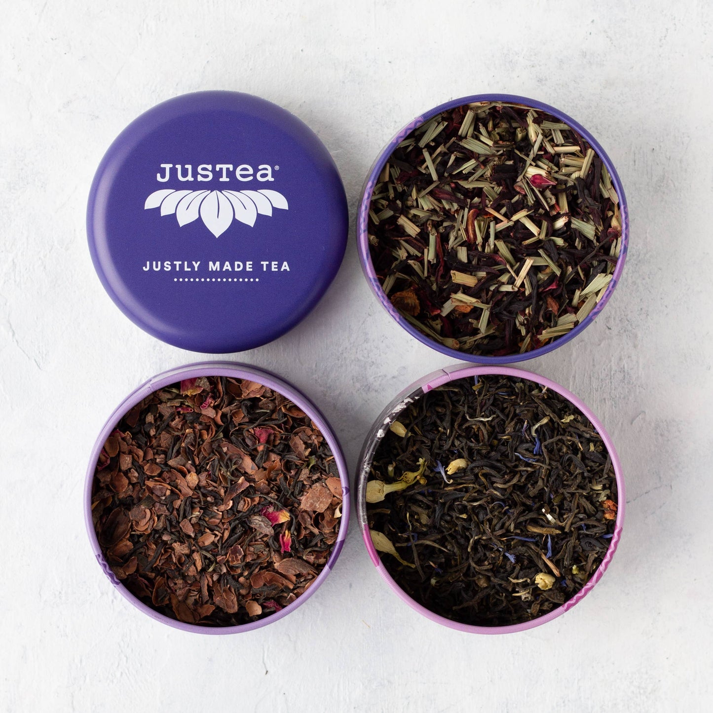 Purple Tea Trio Tin & Spoon