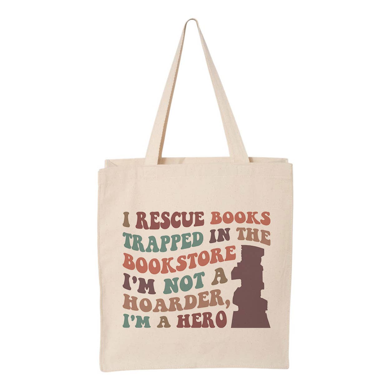I Rescue Books Tote Bag