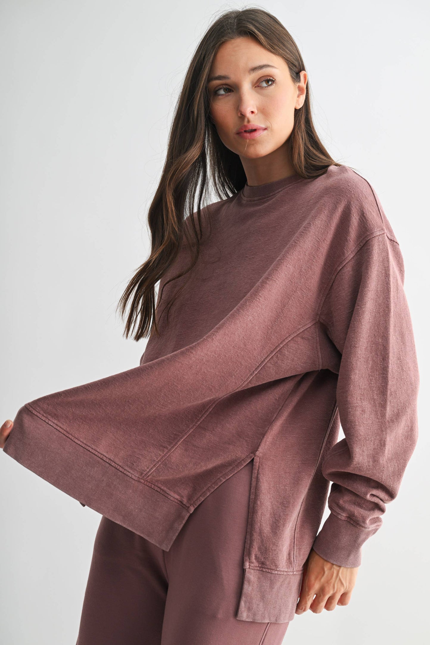 Highland Jacquard Boxy Long Sleeve