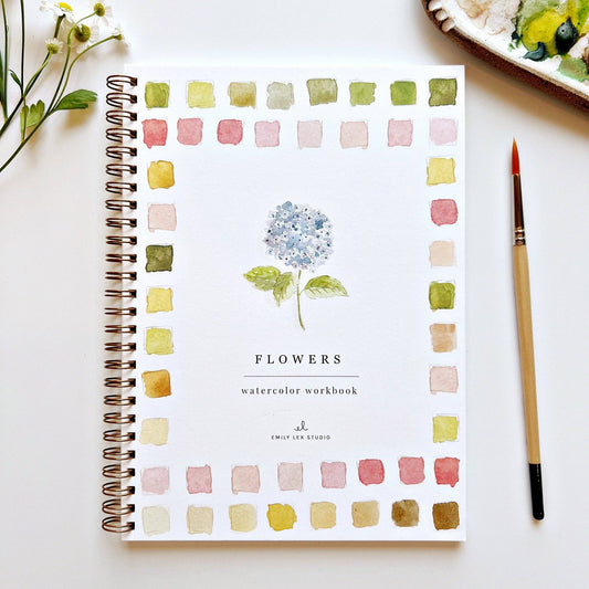 Watercolor Workbook | Flowers