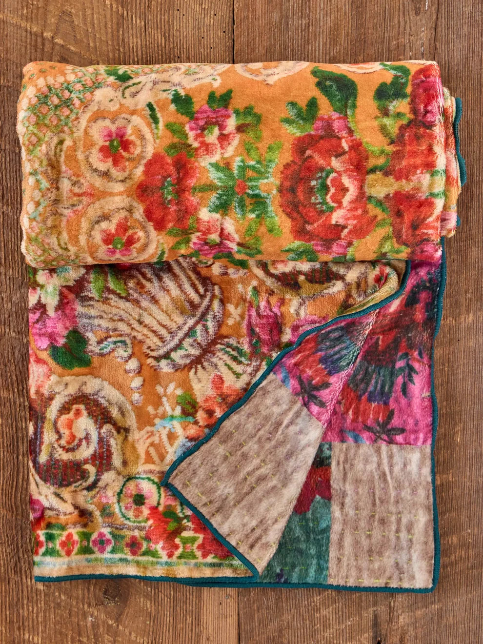 Double-Sided Cozy Throw Blanket | Golden Hour