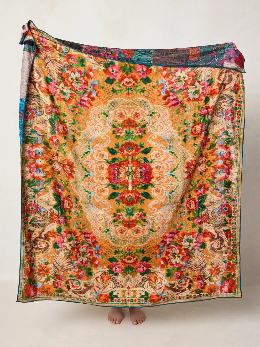 Double-Sided Cozy Throw Blanket | Golden Hour