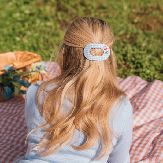 Teleties Flat Round Clip | Basket Of Cherries