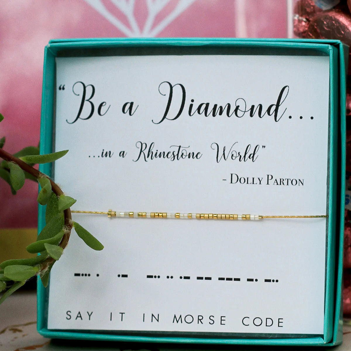Morse Code Bracelet | Be A Diamond