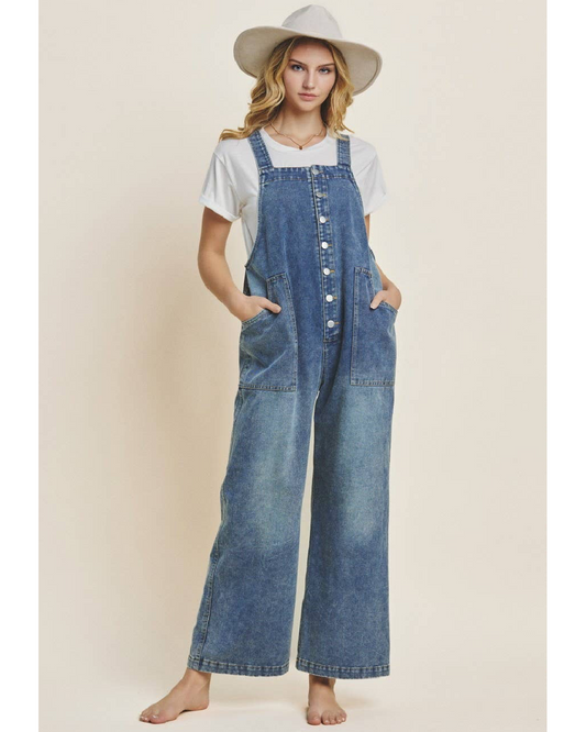 Denim Overalls