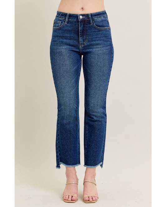 High Waist | Kick Flare | Dark Wash Jeans