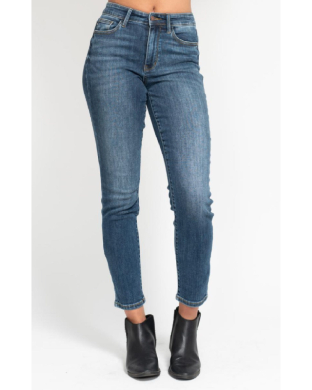 High Waist | Slim | Shield Back Pocket Jeans