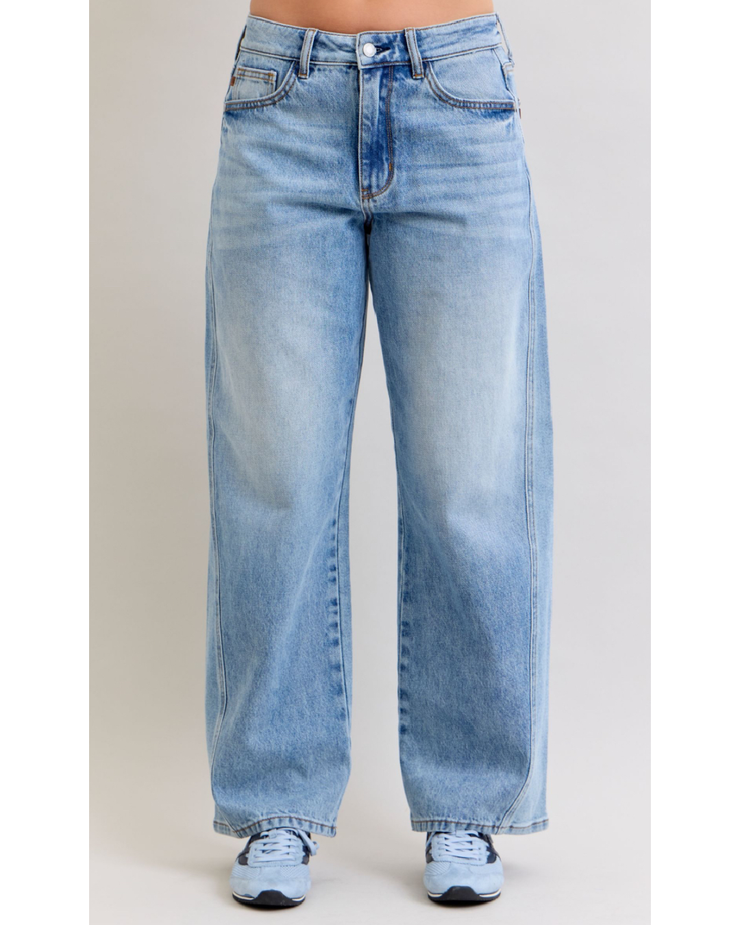 High Waist | Baggy | Rigid Magic Twisted Side Seam Jeans