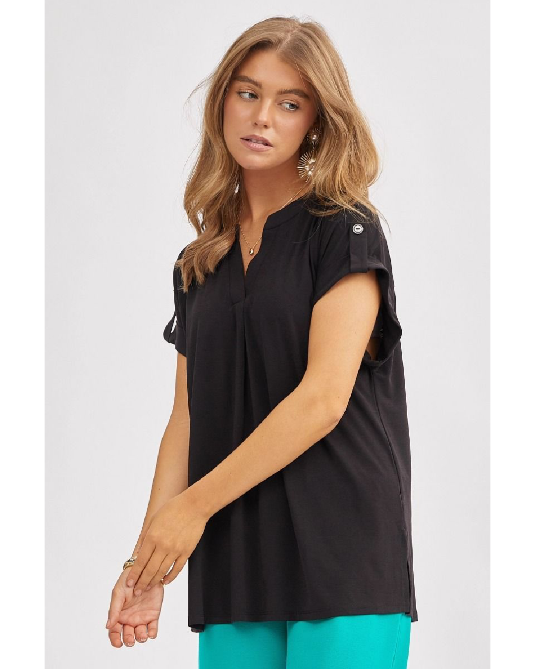 Dolman Sleeve Top | Black
