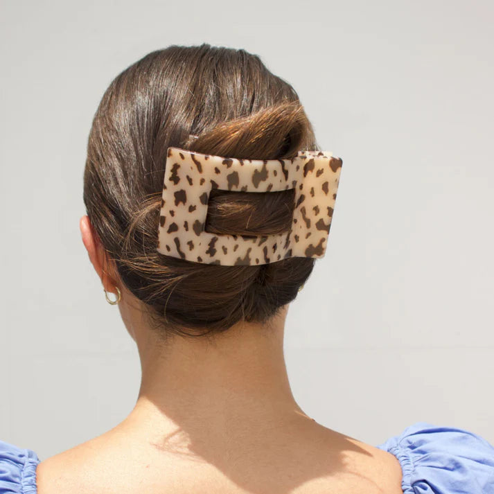 Large Flat Rectangle Hair Clip