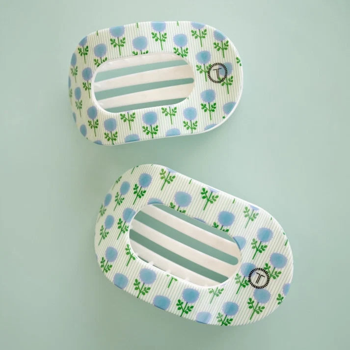 Teleties Hair Clip | Blue Marigold