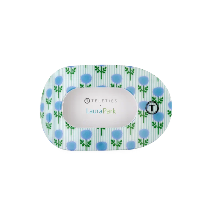 Teleties Hair Clip | Blue Marigold