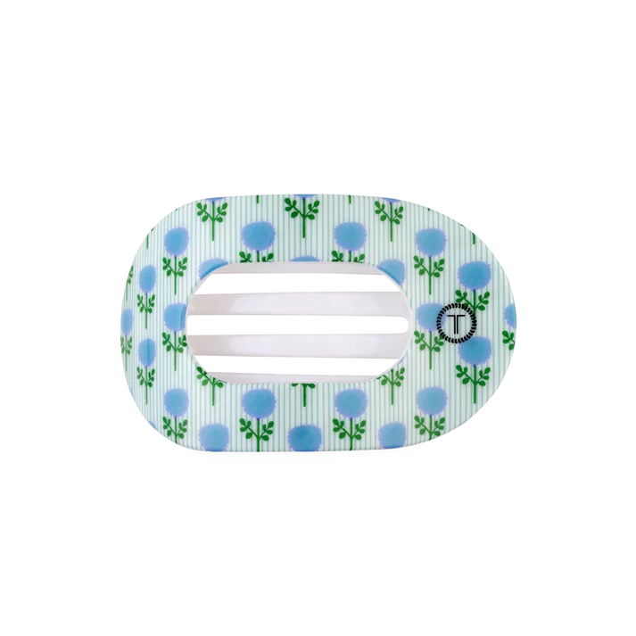 Teleties Hair Clip | Blue Marigold