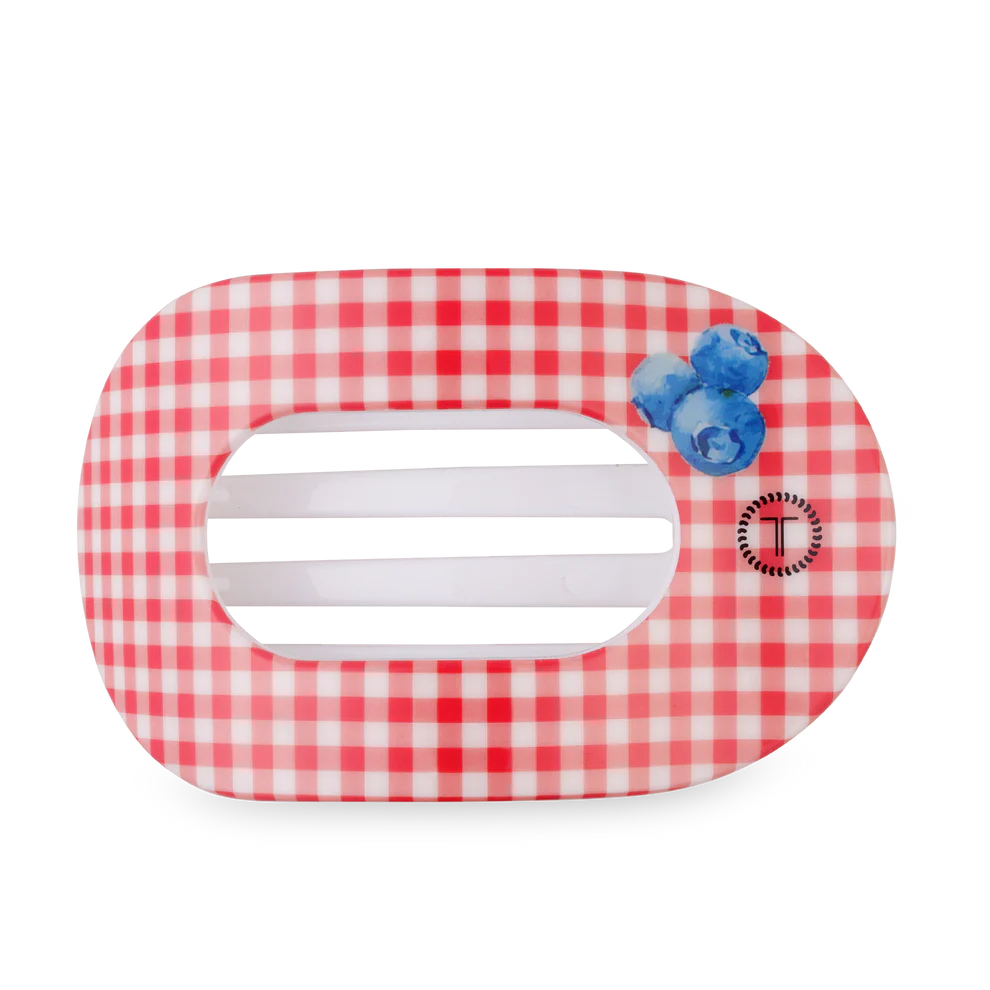 Teleties Flat Round Clip | Blueberry Farms