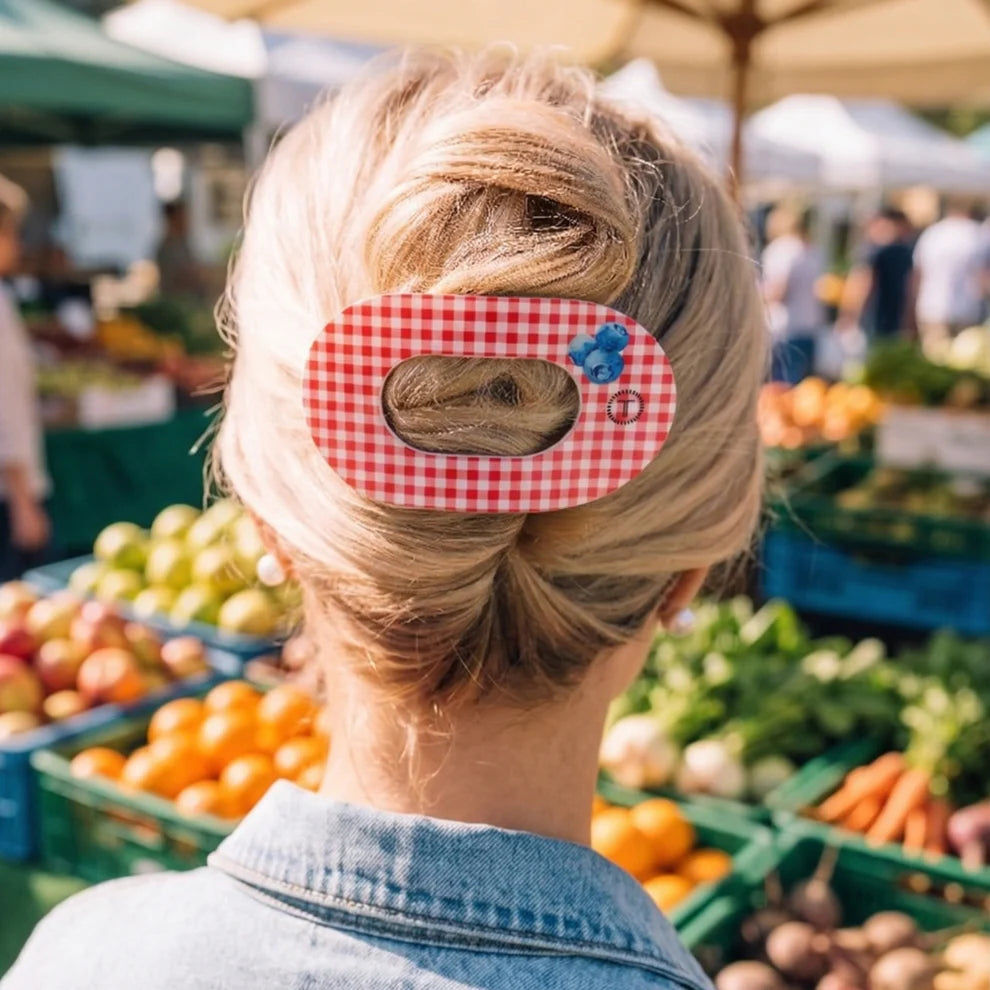 Teleties Flat Round Clip | Blueberry Farms