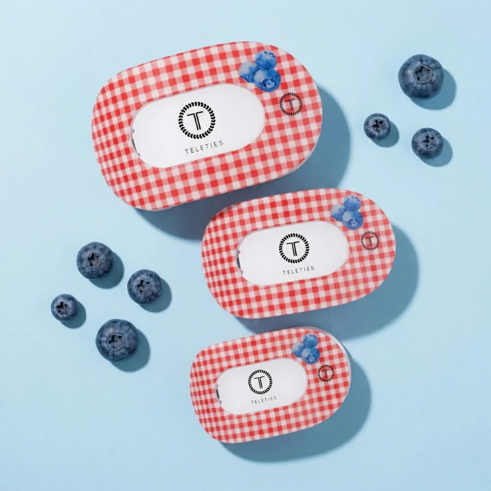Teleties Flat Round Clip | Blueberry Farms