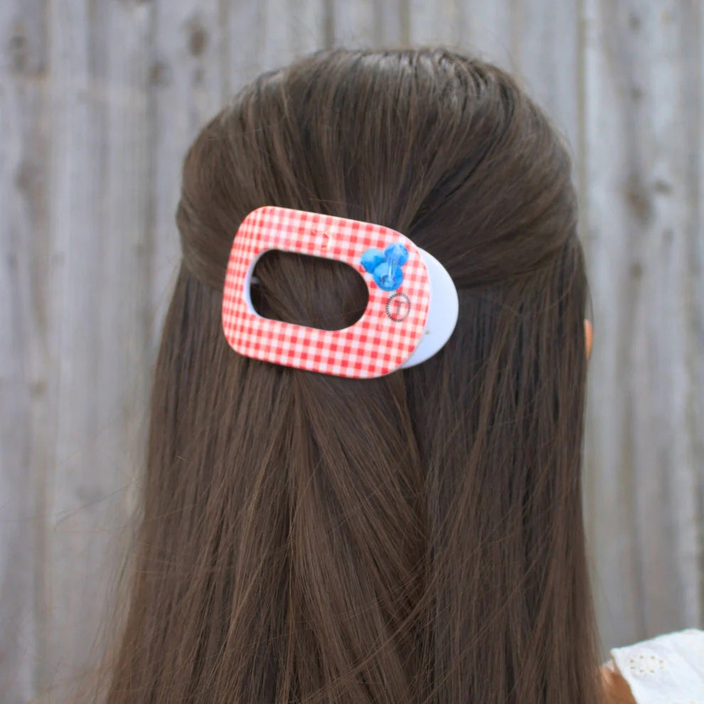 Teleties Flat Round Clip | Blueberry Farms