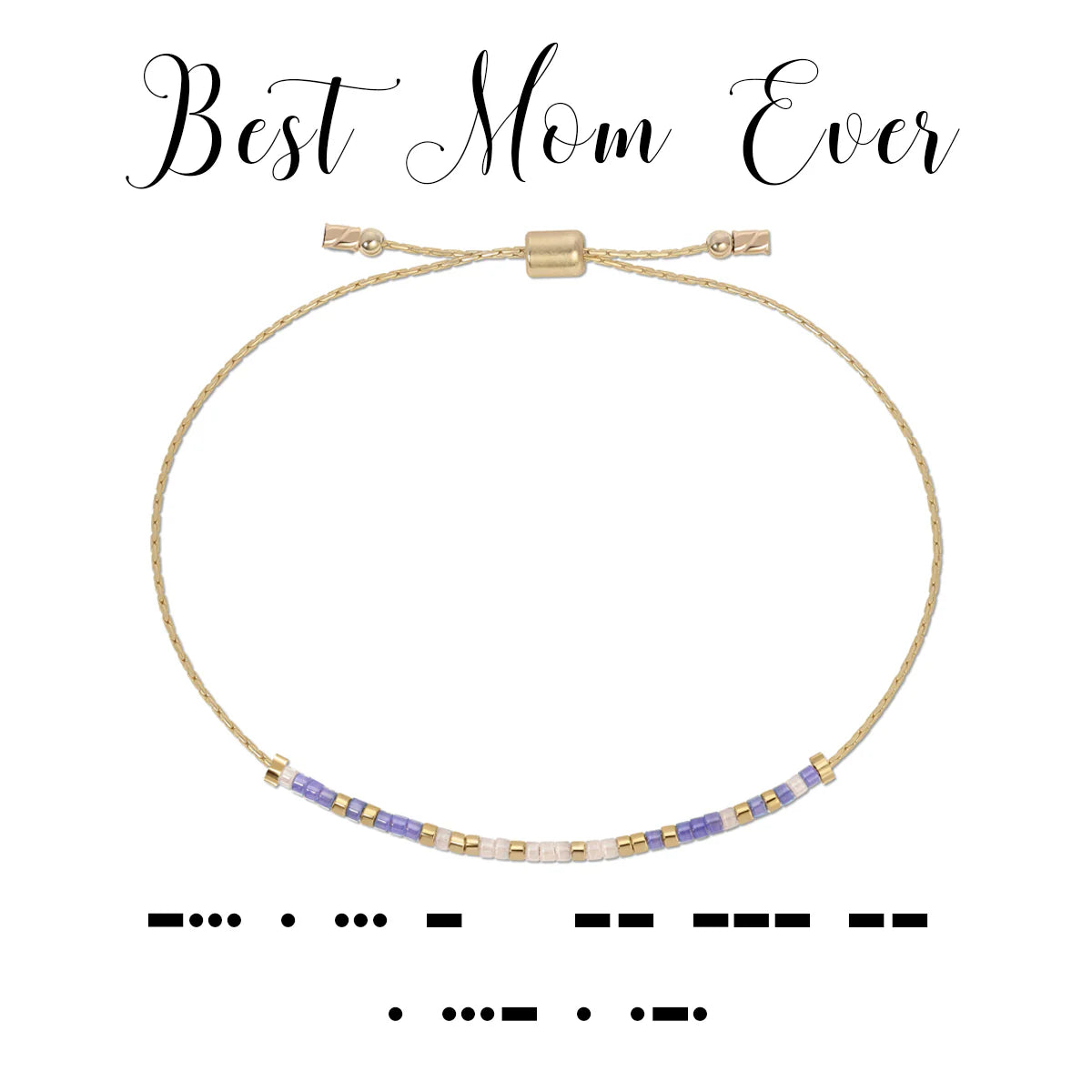 Morse Code Bracelet | Best Mom Ever