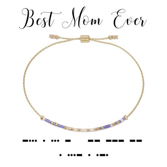 Morse Code Bracelet | Best Mom Ever