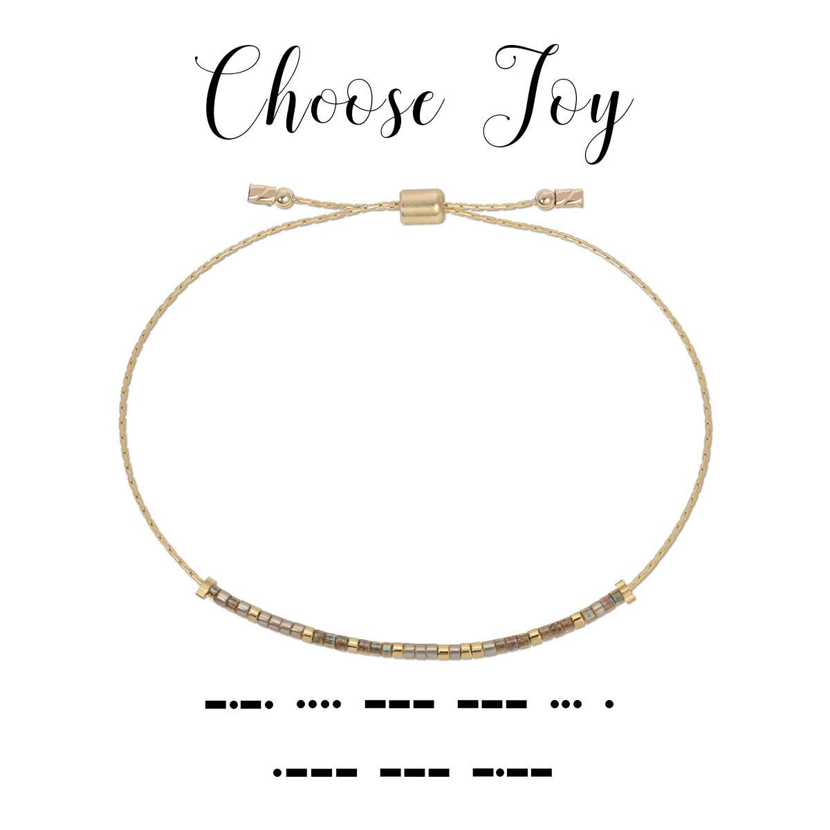 Morse Code Bracelet | Choose Joy