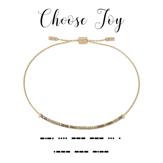 Morse Code Bracelet | Choose Joy