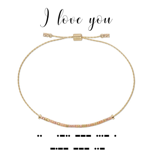 Morse Code Bracelet | I Love You