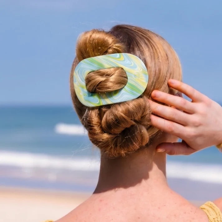 Teleties Flat Round Clip | By The Sea Shore