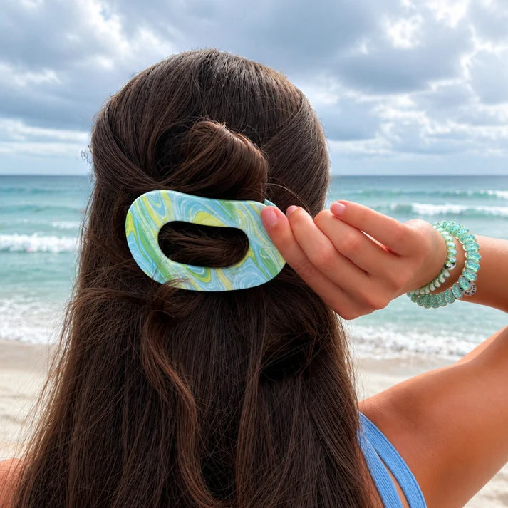 Teleties Flat Round Clip | By The Sea Shore