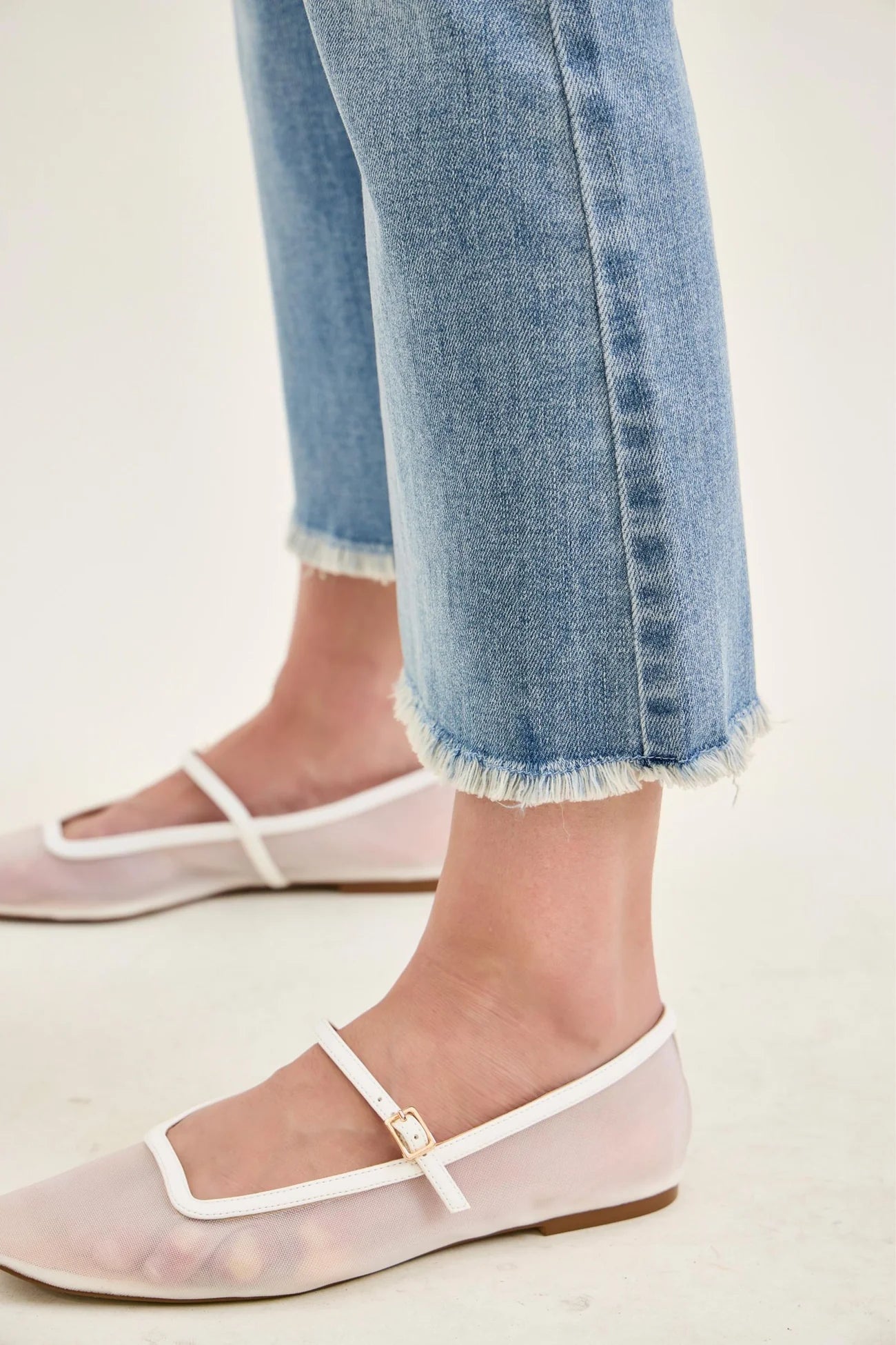 MR | Kick Flare | Frayed Hem