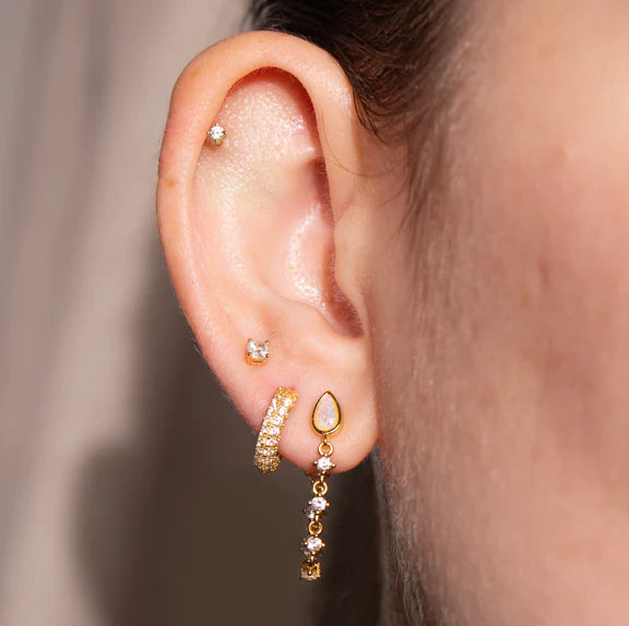 2mm Petite CZ Studs