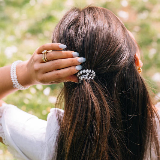 Teleties Hair Ties | Coconut White