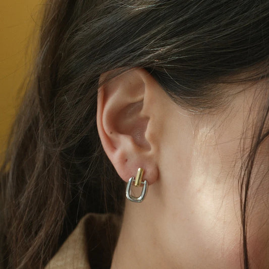 Alaia Mixed Metal Studs