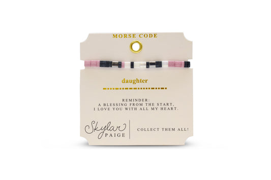 Morse Code Bracelet | Daughter