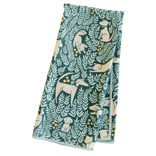 Anywhere Towel | Dog Park Teal