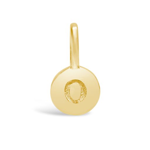 Love Letter Mini Disk Pendant | Gold