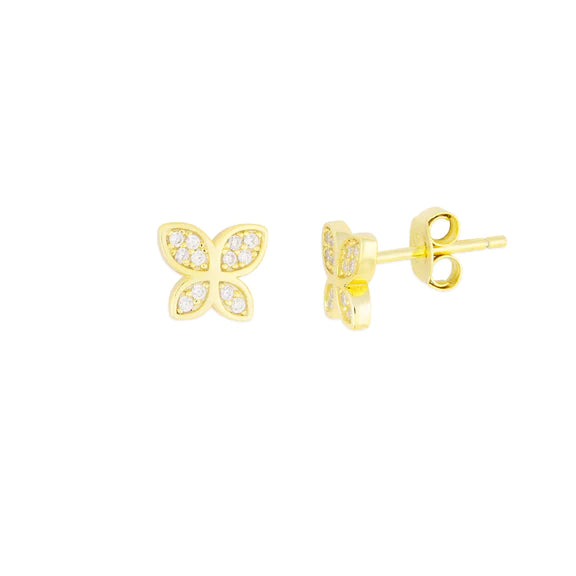 Butterfly Studs | Gold