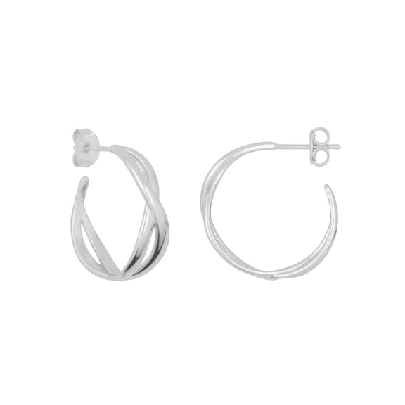 Celine Hoops | Silver