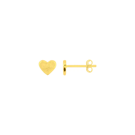 Heart Stud | Gold