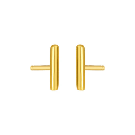 Lottie Bar Studs | Gold