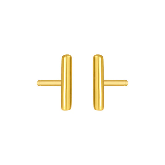 Lottie Bar Studs | Gold