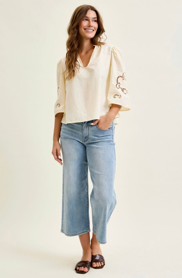 Mid Rise | Wide Crop