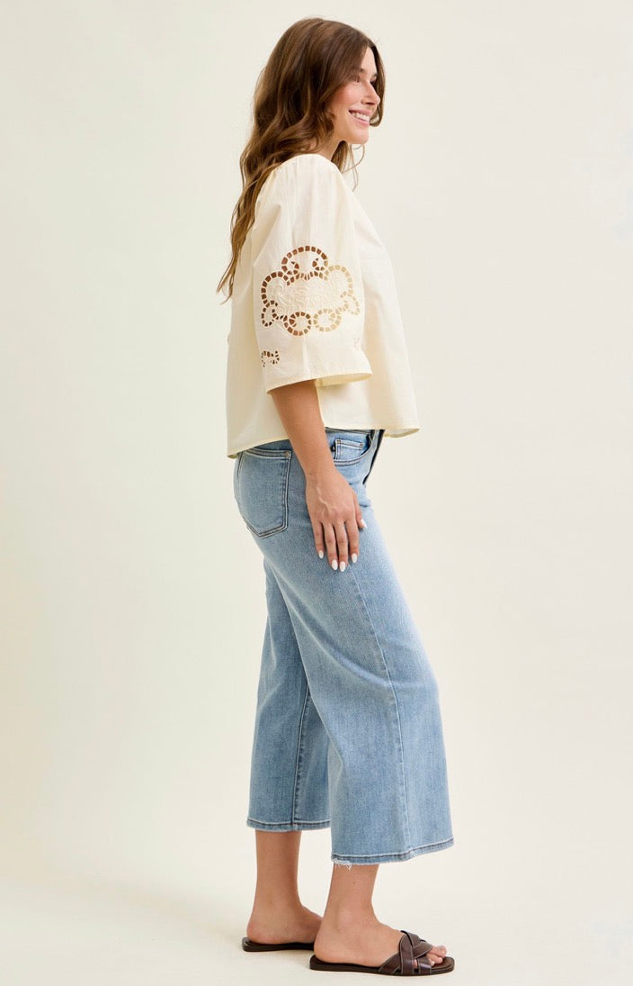 Mid Rise | Wide Crop