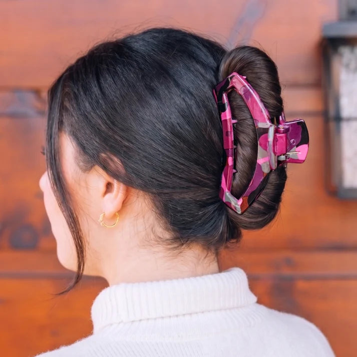 Teleties Open Hair Clip | Garden Glam