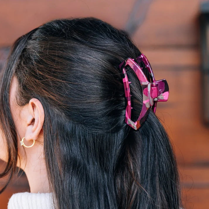 Teleties Open Hair Clip | Garden Glam