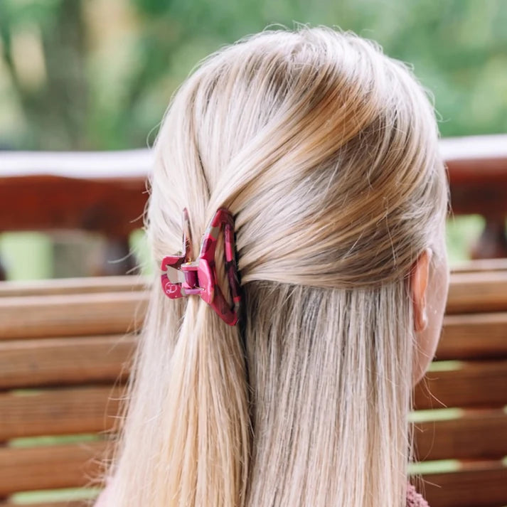 Teleties Open Hair Clip | Garden Glam