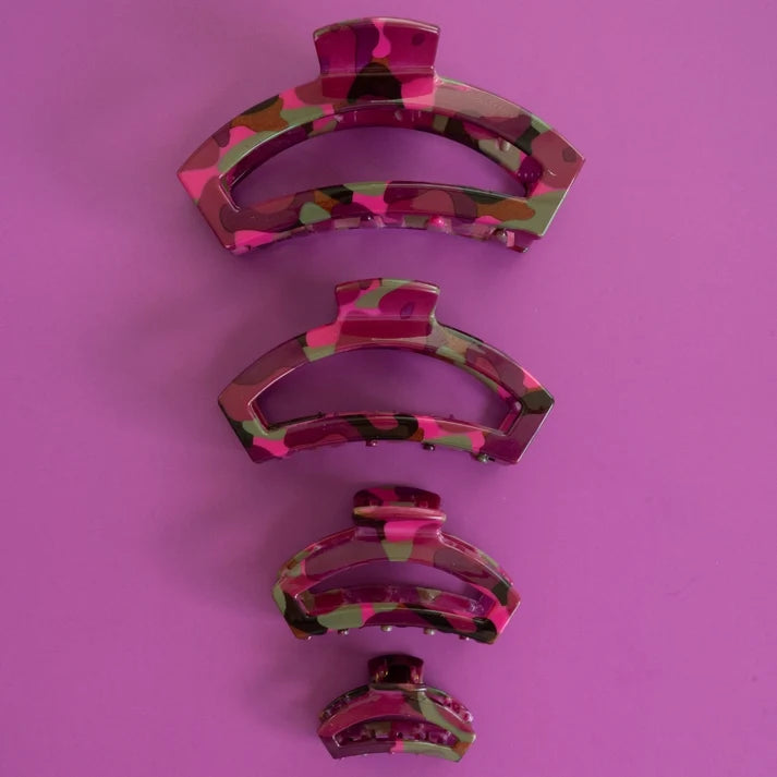 Teleties Open Hair Clip | Garden Glam