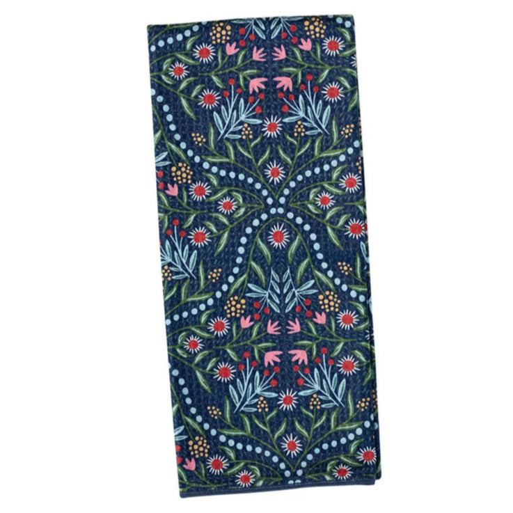 Anywhere Towel | Navy Floral